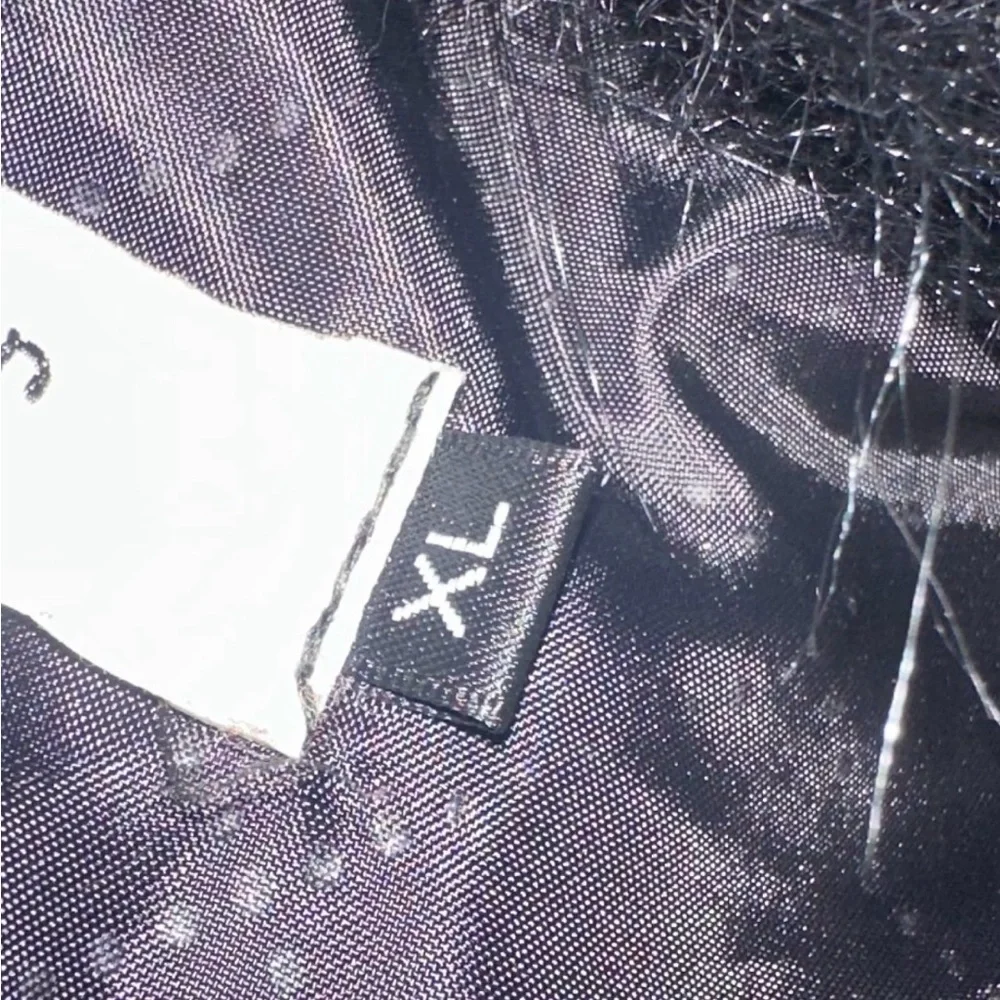 Black Faux Fur Coat - Picture 4 of 4